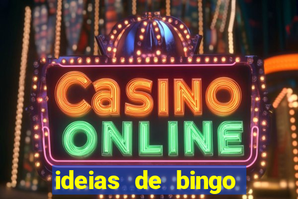 ideias de bingo para o natal